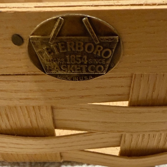 PeteboroTan Woven Basket with Handle - Picture 2 of 6